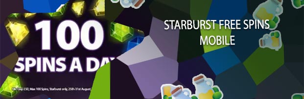 25 free spins starburst