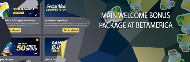 Betamerica casino welcome bonus